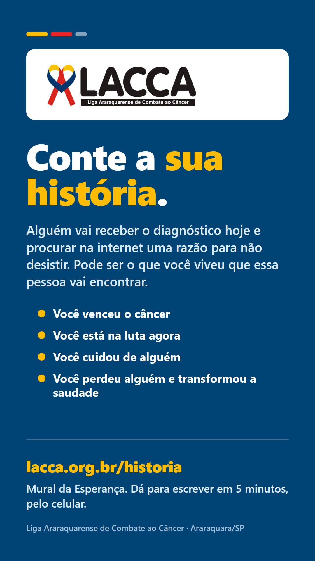 Arte: Conte a sua história. Mural da Esperança da LACCA.